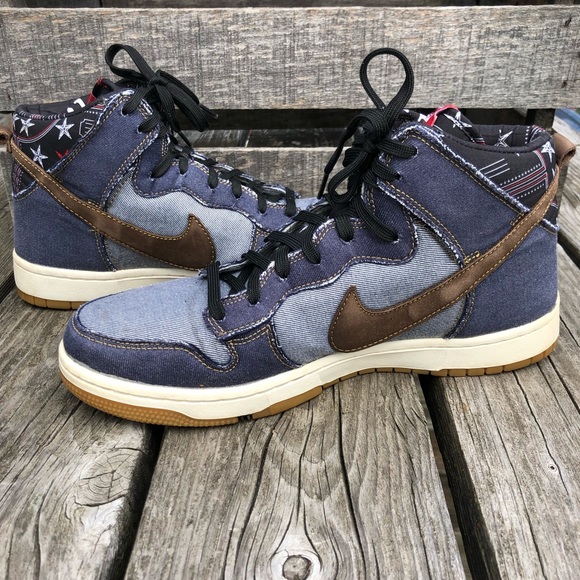 RARE! Nike Craft Dunk Denim High Tops! EUC! - Picture 5 of 8
